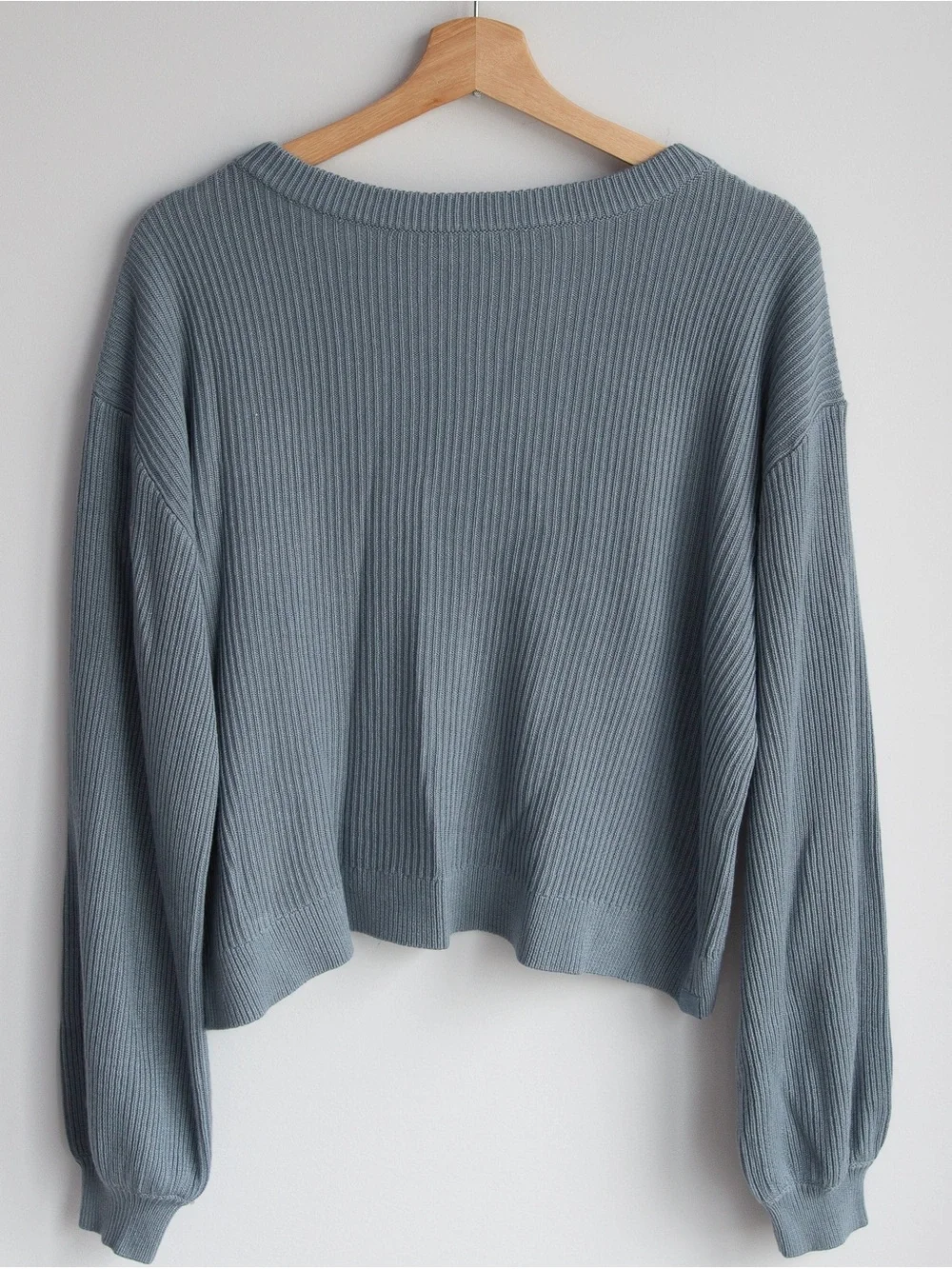 Lululemon Reversible Crossover Sweater Chambray Size 8 - Picture 2 of 7